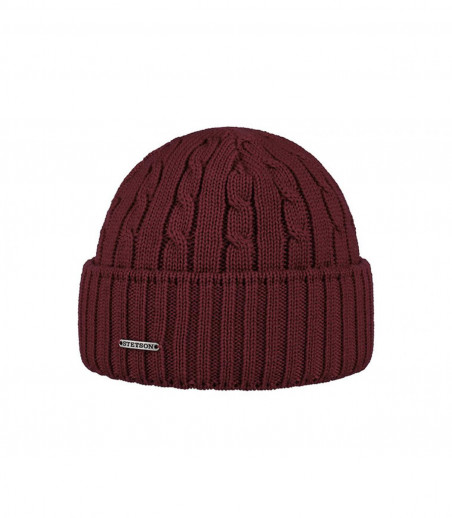 Beanie Wool burgundy Stetson